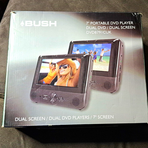 Bush dual screen portable dvd - portable,