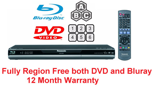 Panasonic multi region blu - region, blu-ray