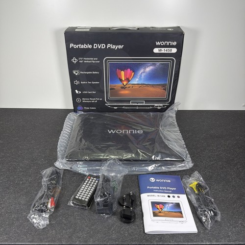 Wonnie 1458 portable dvd - w-1458,