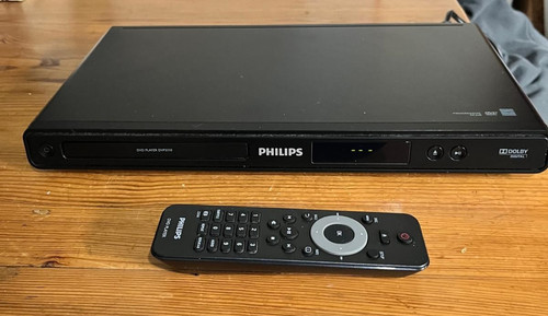 Philips dvd player slim black - philips,