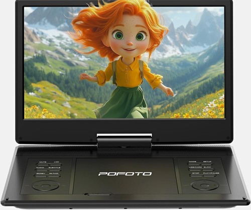 Pofoto portable dvd - 14.1",