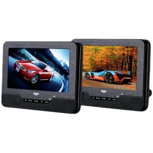 Bush dual screen dvd player - 7",