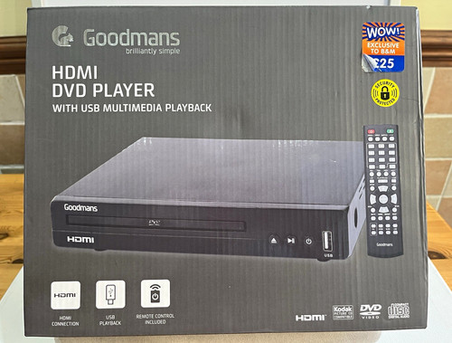 Goodmans hdmi dvd player - hdmi,