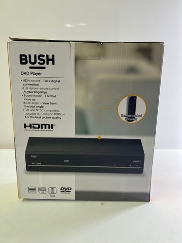 Bush dvd player - player, black